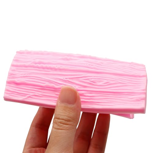 Wood Grain Tree Bark Silicone Mold for Cake Decorating