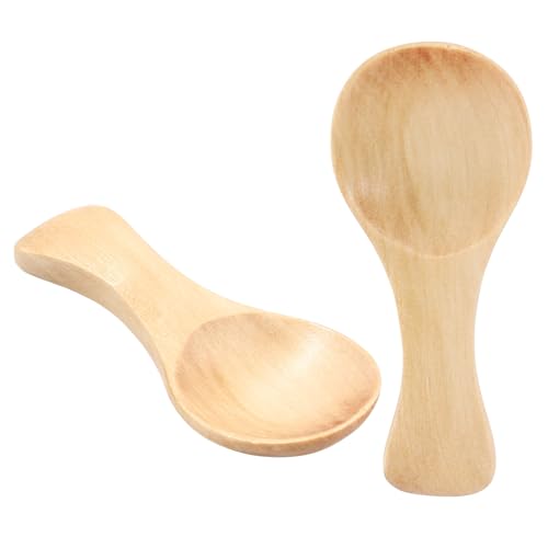 Mini Wooden Spoons - 2 Pack, Versatile Kitchen Accessories