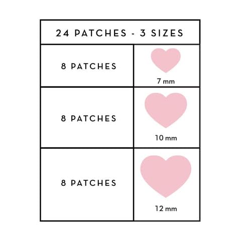 The Crème Shop I Heart Clear Skin Hydrocolloid Acne Patches 72 Count