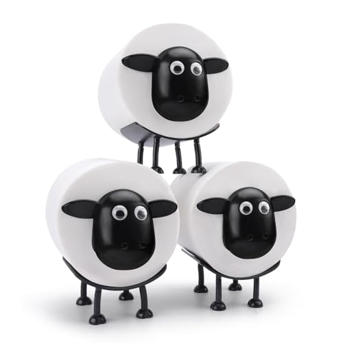 Sheep Toilet Paper Holder - 3D Printed Wall Mount Tissue Storage