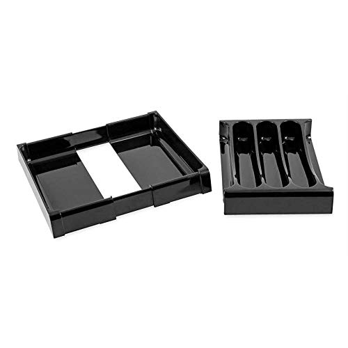 Camco Adjustable Cutlery Tray - Expandable Drawer Organizer for RV & Home