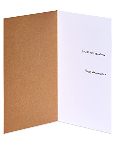 Funny Anniversary Card for Husband with Gold Foil Embossing