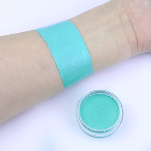 Mysense UV Blacklight Neon Face Paint and Water Activated Eyeliner Teal