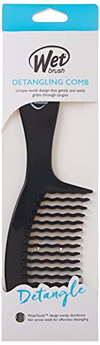 Wet Brush Detangling Comb - Wide Tooth Hair Comb for Pain-Free Detangling