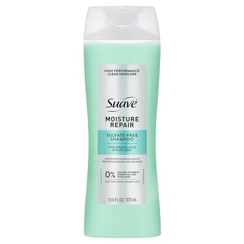 Suave Moisture Repair Sulfate-Free Shampoo with Hyaluronic Acid 12.6 oz