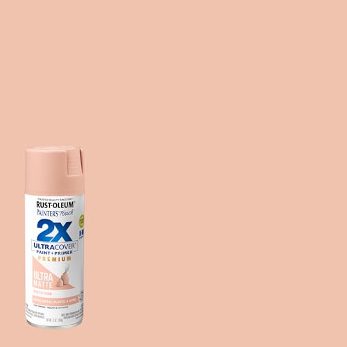 Rust-Oleum Painter's Touch 2X Ultra Cover Spray Paint - Rustic Pink, Matte Finish, 12 Oz, Indoor & Outdoor