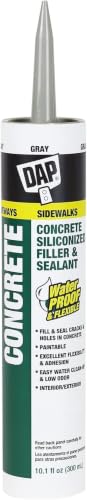 DAP Concrete Patch Filler & Sealant, 10.1 Oz - Gray, Pack of 12