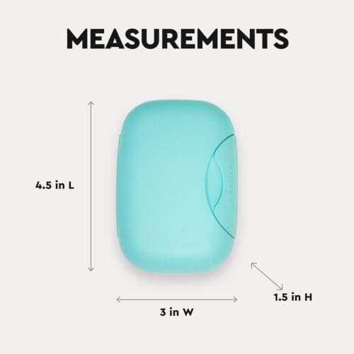 RADIUS Lavender Soap Travel Case - Leakproof, BPA-Free Recycled Plastic