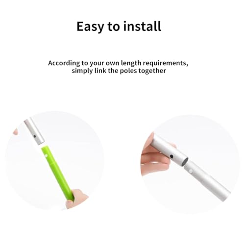 DAIDAIWANG 4.26ft Extra Long Detachable Mop Handle for High Reach Cleaning