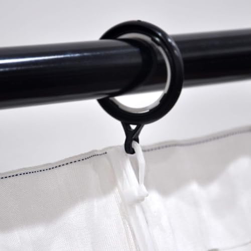20 Adjustable Plastic Curtain Hooks for Pleater Tape - 7cm White