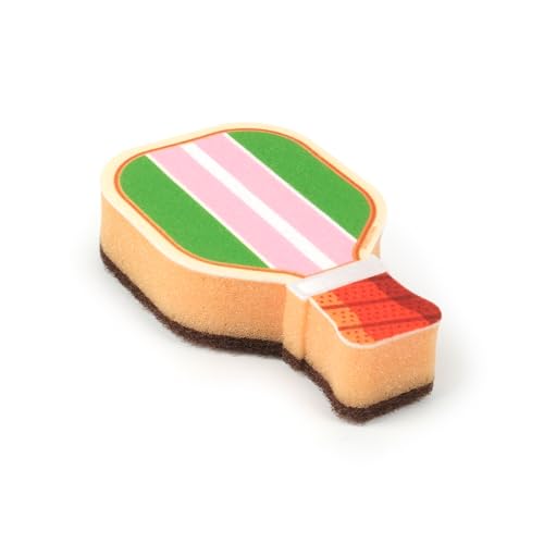 Pickleball Inspired Sponges Set of 2 - Durable Kitchen Cleaning Tool