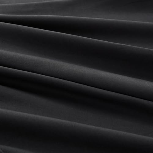 Twin Fitted Sheet - Deep Pocket Black Microfiber, 1 PC