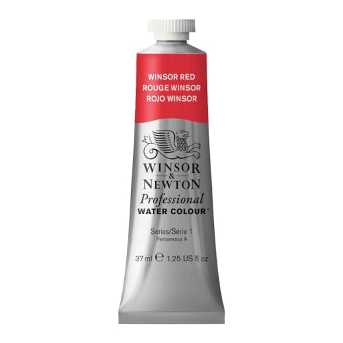 Winsor & Newton Professional Watercolor Tube 37ml - Winsor Red