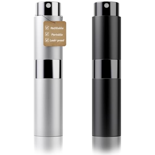 YIKIBOX 8ml Refillable Travel Perfume Atomizer - Leak-Proof Mini Spray Bottle