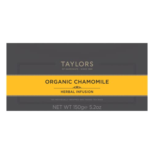 Taylors of Harrogate Organic Chamomile Herbal Tea - 500 Teabags (5 Pack)