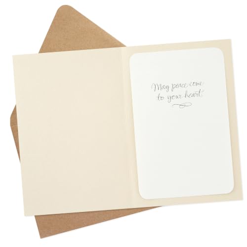 Hallmark Signature Sympathy Card with Angel Feathers