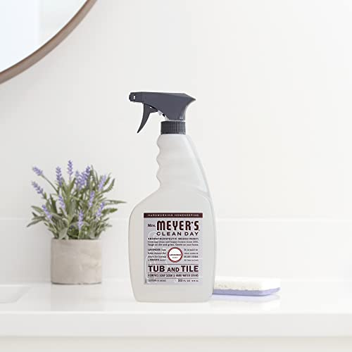 Mrs. Meyer's Lavender Tub & Tile Cleaner 33 Fl Oz - Fresh Bathroom Surface Cleaner