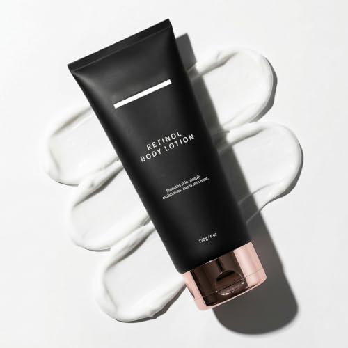 Fhjkuy Retinol Body Lotion - Firming & Moisturizing Cream for Neck and Body