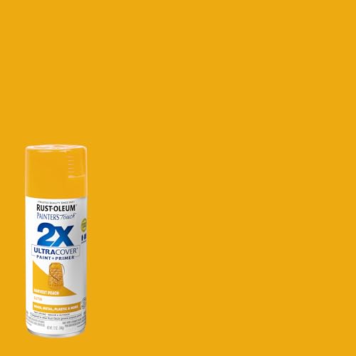 Rust-Oleum Painter's Touch 2X Spray Paint - Satin Harvest Peach, 12 oz