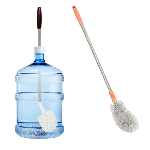 Extra Long Bottle Brush Set - 25 & 28 Inch Gallon Jug Cleaners