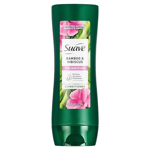 Suave Bamboo & Hibiscus Volumizing Conditioner for Fine Hair 12.6 oz