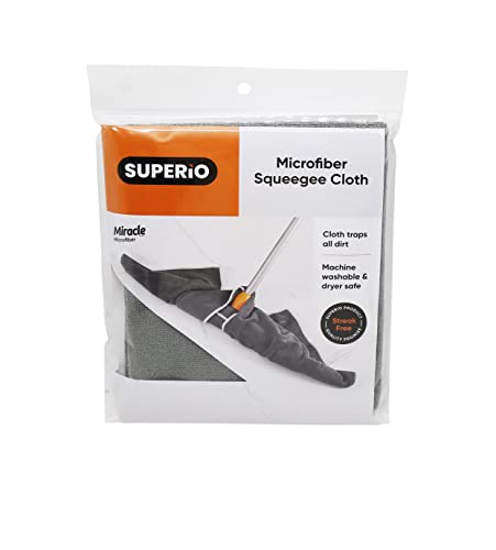 Superio Microfiber Floor Cleaning Cloth - Grey, 20x30 Inches, Extra Large, Scratch-Free, Multi-Purpose Mop Towel