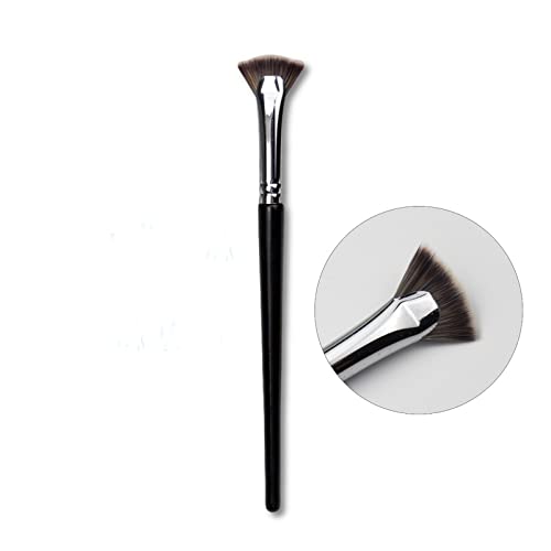 TEONEI Fan Mascara Brushes Set 2Pcs Plastic Handle