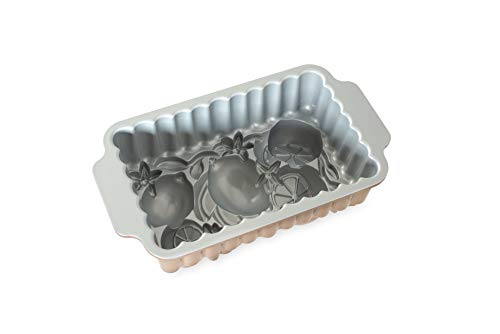 Nordic Ware Citrus Blossom Loaf, 6 Cup, Toffee