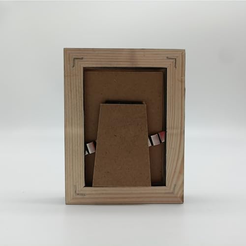 ZXT-parts 2x3 Inch Solid Wood Picture Frame - Black Acrylic Front