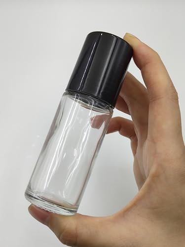 Glass Roller Bottles 30ml 4-Pack Refillable Perfume Oils