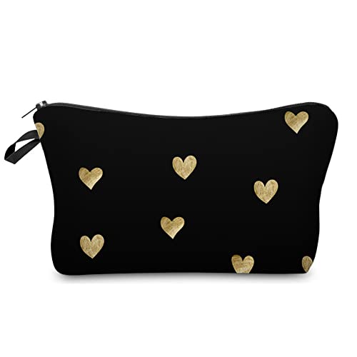 Deanfun Small Waterproof Makeup Bag and Cosmetic Zipper Pouch