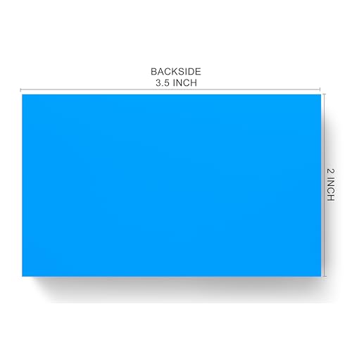 Thank You Cards for Small Businesses - Pack of 100, Sky Blue