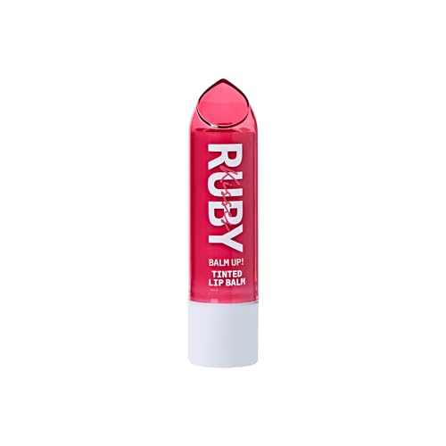 Ruby Kisses Tinted Lip Balm with Coconut Oil & Vitamin E - Red Sheer Color