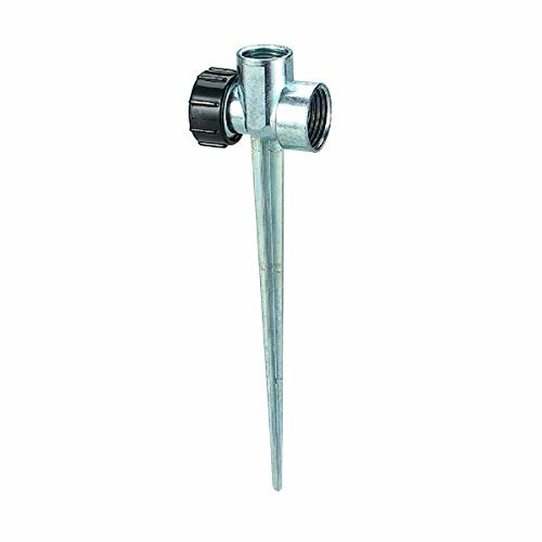 Orbit Metal Flow-Thru Lawn Sprinkler Spike Base, 1/2-Inch - 15-Pack