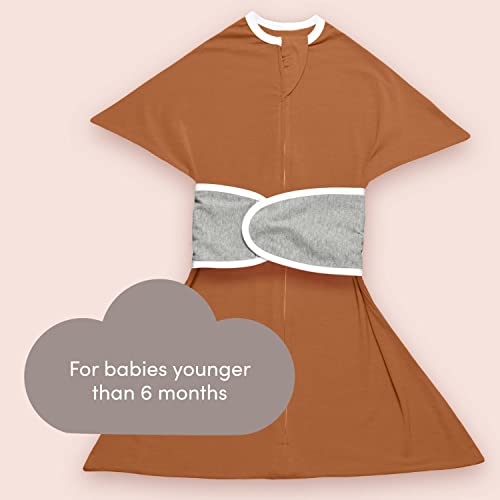 SleepingBaby Grey Zipadee-Zip Snuggle Strap for Baby Transition Swaddle