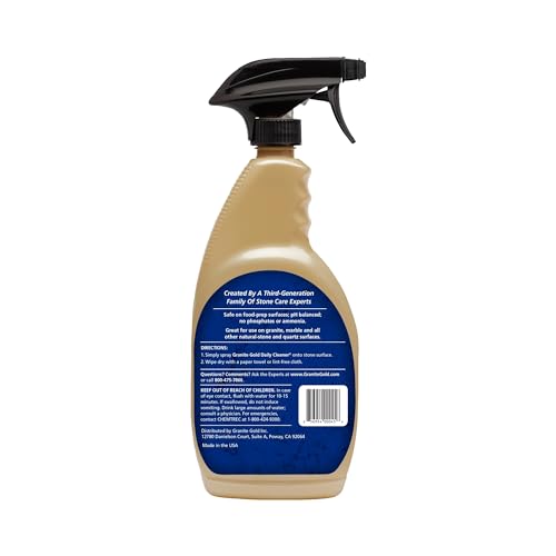 Granite Gold Daily Cleaner for Natural Stone & Quartz - 32 oz (Pack of 2)