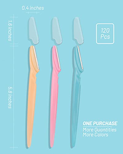 MoHern Dermaplane Razor & Face Razors for Women, 12 Pcs Multi-Color