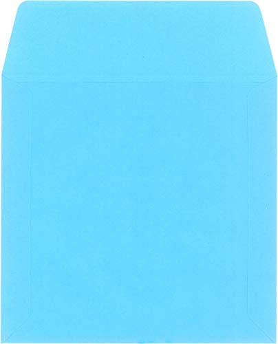100-Pack Blue Paper CD DVD Game Disc Sleeves with Window