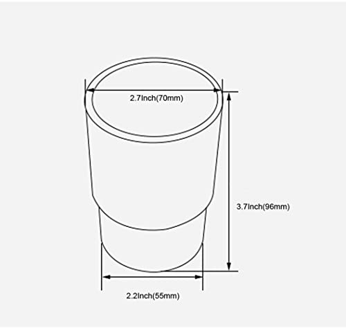 XVL Frosted Glass Bathroom Toothbrush Holder Cup Replacement XL40