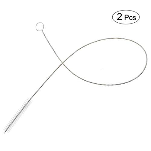 Huouo 32-Inch Flexible Tube Cleaning Brush - 3/8" Nylon Bristle Tool (2 Pcs)