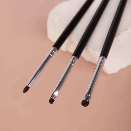MARROSA Small Eyeshadow Brushes Set - Natural Pony Hair Mini Smudge Brush