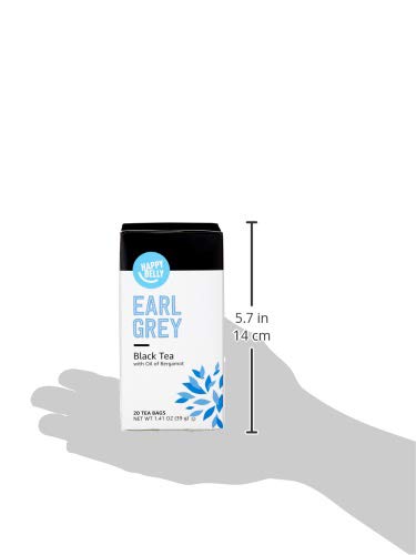 Happy Belly Earl Grey Tea Bags - 20 Count Box