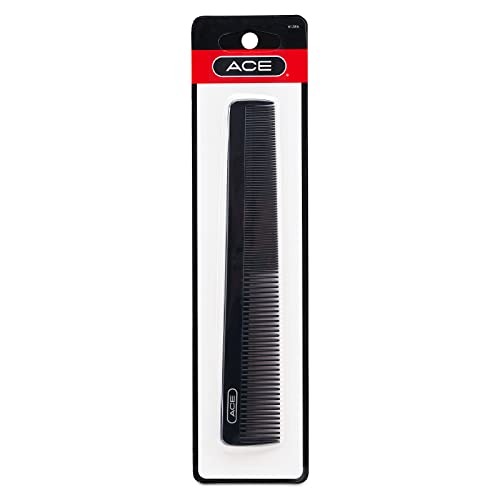 Goody Ace All Purpose Hair Comb - 7 Inch Black Styling Pocket Comb