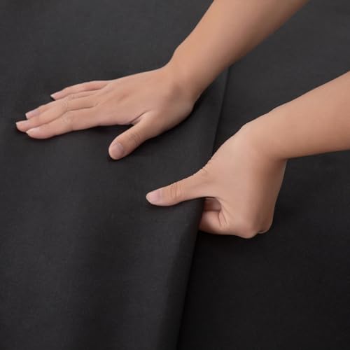 Twin Flat Sheet - 66x96 Inch Black Brushed Microfiber, Hotel Quality