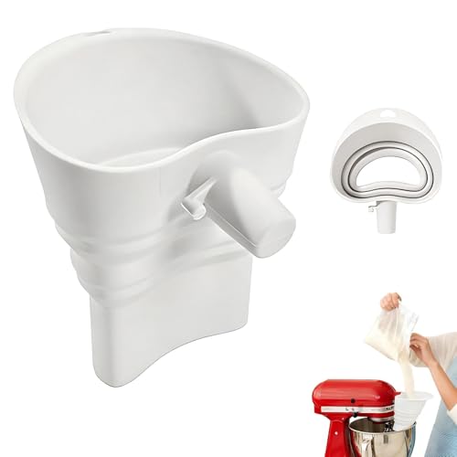 KitchenAid Flour Funnel - Silicone Baking Accessory for Tilt Head Mixers