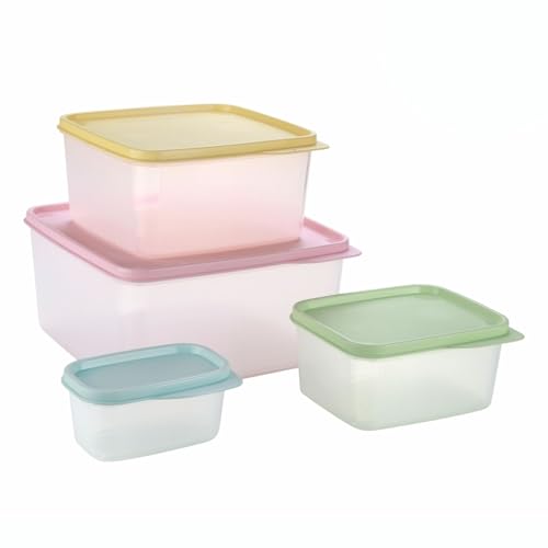 Airtight Food Storage Containers Set of 4 - 5oz to 84oz