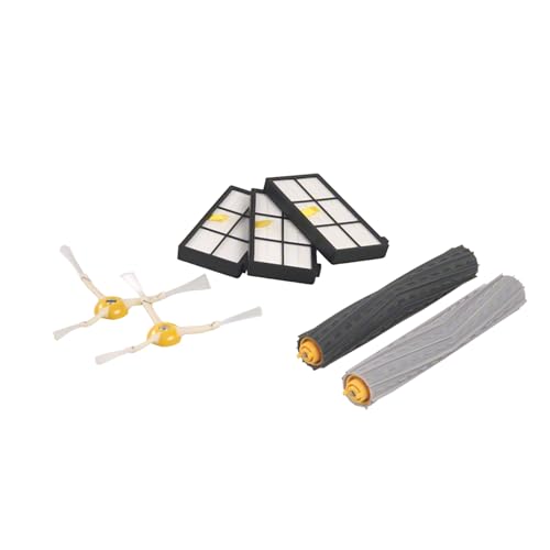 iRobot Roomba Authentic Replacement Parts - Roomba 800 and 900 Series Replenishment Kit (3 AeroForce Filters, 2 Spinning Side Brushes, and 1 Set of Multi-Surface Rubber Brushes)