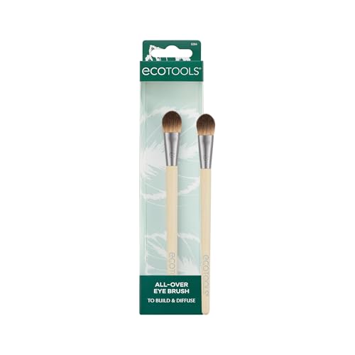 EcoTools All Over Eye Brush - Fluffy Vegan Eyeshadow Blending Brush