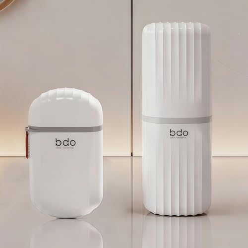 2 Pc Travel Toothbrush & Soap Case Set - Clear Leakproof Holders