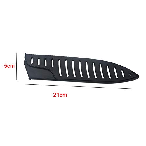 8-Inch Black Plastic Knife Blade Protector Sheath Cover
